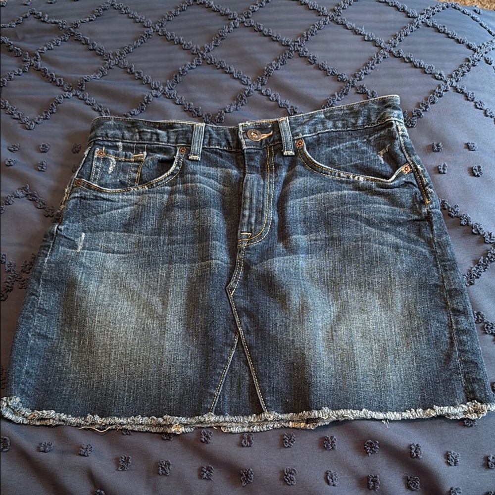 GAP Blue Casual Mini Skirt